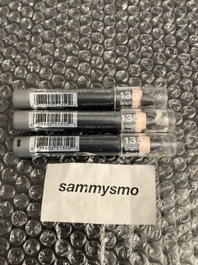 wet n wild IDOL EYES creme shadow pencil 135 Graphite x3 " READ DISCRIPTION